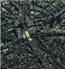 1984年の渋谷駅周辺　国土画像情報（カラー空中写真） 国土交通省