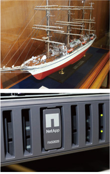 3次元CADを活用した3次元モデルとNetApp