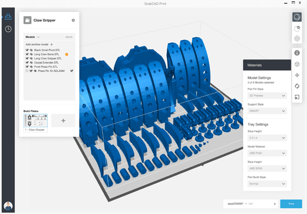 専用ソフト GrabCAD Print