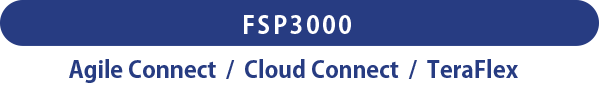 FSP3000 Agile Connect/Cloud Connect/TeraFlex