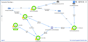 Transaction Flow Map画面