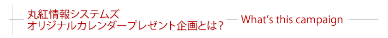 カレンダーの特長5つ