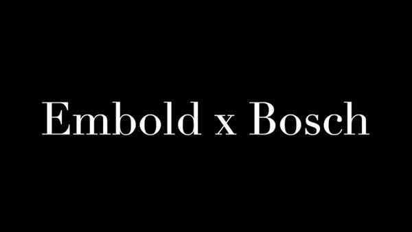 Embold×Boschセッション前編：Boschの取り組みを説明