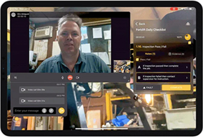 想定外の状況でもリモートアシスト機能で エキスパートに相談