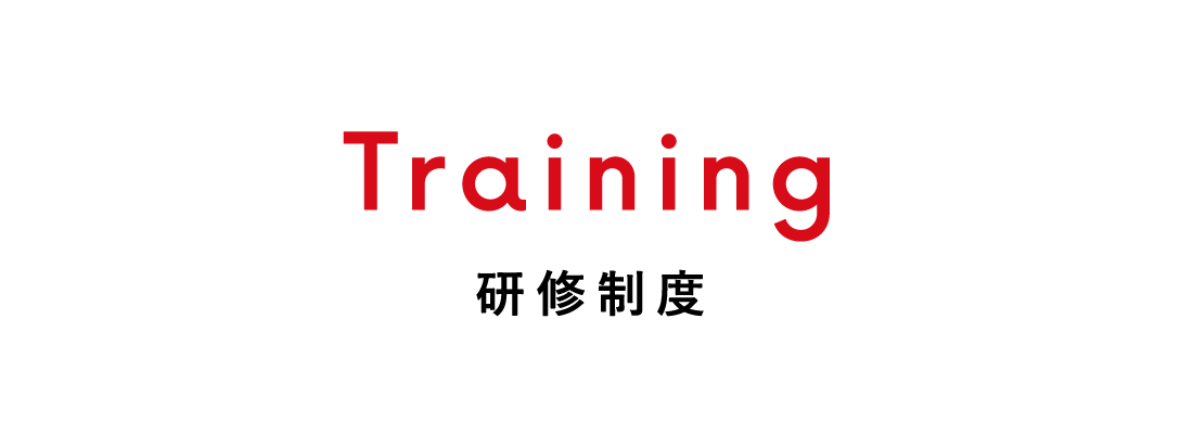 Training 研修制度